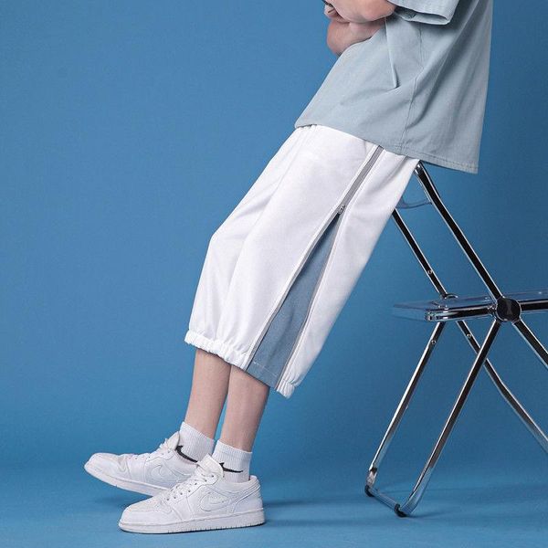 men's pants summer shorts for male students to wear capris korean trend loose sports elastic thin casual, Black
men's pants summer shorts for male students to wear capris korean trend loose sports elastic thin casual, Black