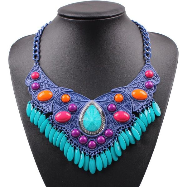 pendant necklaces design fashion statement necklace for women vintage colorful acrylic bead chain chunky ladies jewelry, Silver
pendant necklaces design fashion statement necklace for women vintage colorful acrylic bead chain chunky ladies jewelry, Silver