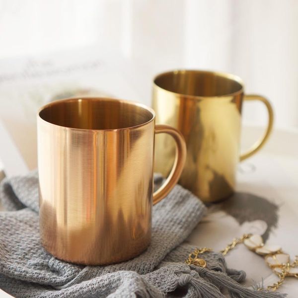 mugs nordic style brass gold double insulation and anti- stainless steel copper mug cup coffee readily rose container
mugs nordic style brass gold double insulation and anti- stainless steel copper mug cup coffee readily rose container