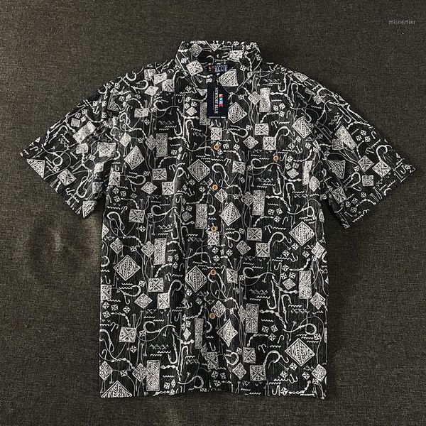 Three Color Men Short Sleeve Shirts Cotton Summer Beach Shirt Hawaii Print Top Street Fashion Plus Size Men's Casual, White;black
Three Color Men Short Sleeve Shirts Cotton Summer Beach Shirt Hawaii Print Top Street Fashion Plus Size Men's Casual, White;black