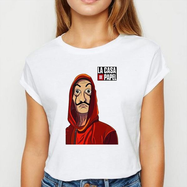 la casa de papel and men t shirts women oversize vogue casual spring summer harajuku simple comfortable round collar, White;black
la casa de papel and men t shirts women oversize vogue casual spring summer harajuku simple comfortable round collar, White;black