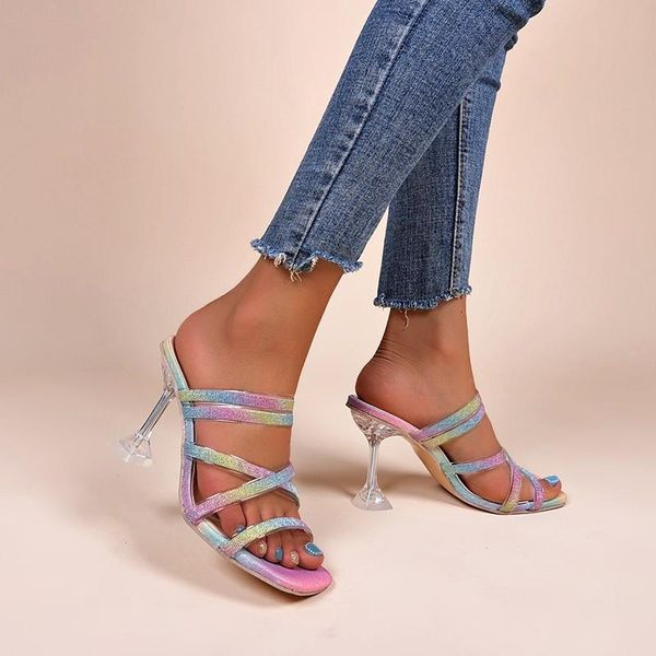 dress shoes 2021 big size women sandals high heels female fashion summer casual spike slides ladies pumps, Black
dress shoes 2021 big size women sandals high heels female fashion summer casual spike slides ladies pumps, Black
