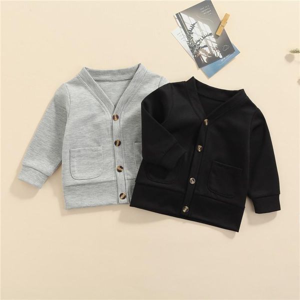 jackets 1-6 years boy spring fall long sleeve cardigan fashion solid black gray v-neck casual coat with pocket boys outwear, Blue;gray
jackets 1-6 years boy spring fall long sleeve cardigan fashion solid black gray v-neck casual coat with pocket boys outwear, Blue;gray