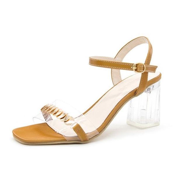 transparent thick high heels ladies shoes female 2021 summer sandals women woman metal buckle strap crystal pumps, Black
transparent thick high heels ladies shoes female 2021 summer sandals women woman metal buckle strap crystal pumps, Black