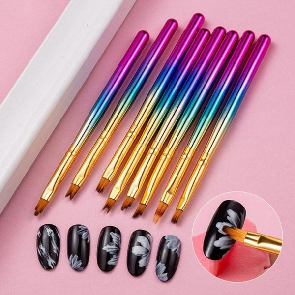 nail brushes 8pcs flower drawing pen gradient diy art brush set painting tip acrylic gel uv polish design manicure tool, Yellow
nail brushes 8pcs flower drawing pen gradient diy art brush set painting tip acrylic gel uv polish design manicure tool, Yellow
