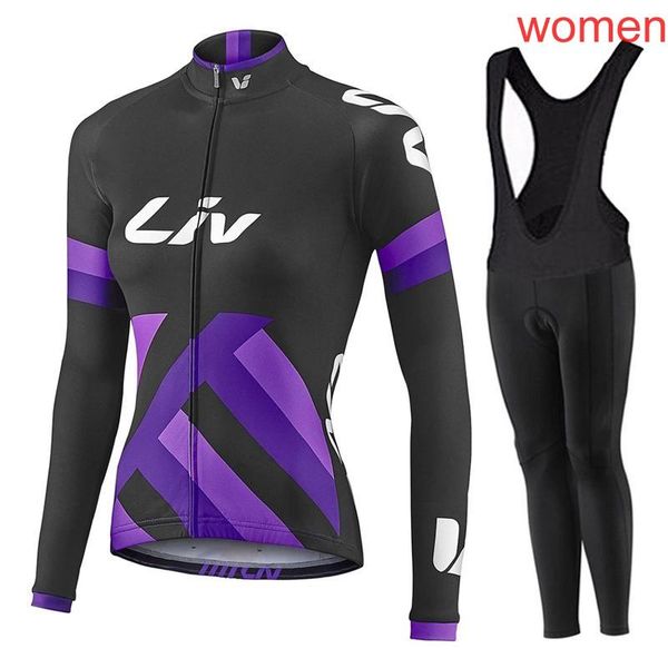 racing sets 2021 pro team women cycling jersey long sleeve bike mtb bib pants suit quick dry breathable bicycle clothing k2401, Black;blue
racing sets 2021 pro team women cycling jersey long sleeve bike mtb bib pants suit quick dry breathable bicycle clothing k2401, Black;blue