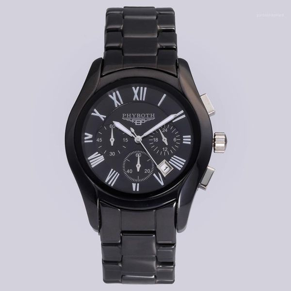 men's sport watch phyboth pb1400/1401 ceramic wrist japanese quartz movement clock wristwatches, Slivery;brown
men's sport watch phyboth pb1400/1401 ceramic wrist japanese quartz movement clock wristwatches, Slivery;brown