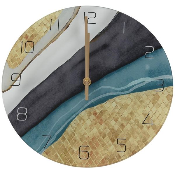 wall clock nordic decorative marble printing mute quartz round glass modern design home decoration clocks
wall clock nordic decorative marble printing mute quartz round glass modern design home decoration clocks