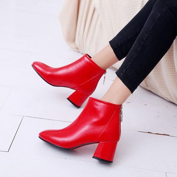 boots oversized women shoes ankle for ladies back zipper leather faced metal pendant, Black
boots oversized women shoes ankle for ladies back zipper leather faced metal pendant, Black