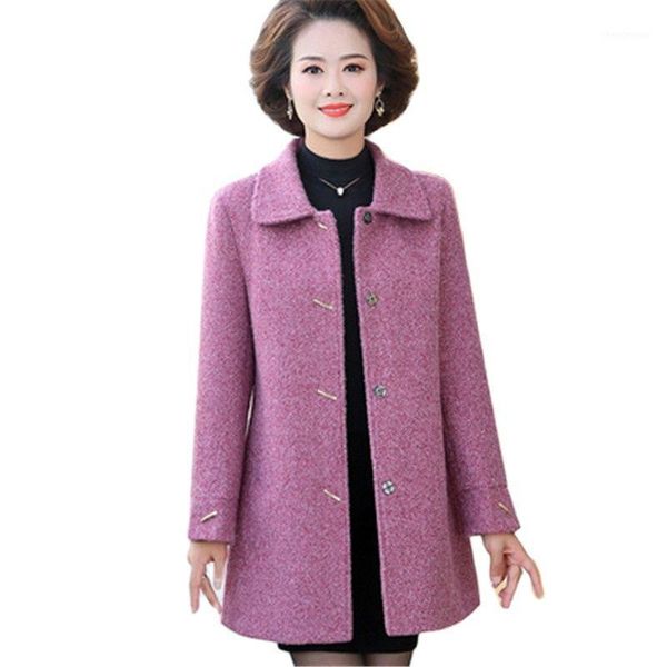 middle and old aged women autumn winter woolen coat female fashion plus size wool jacket thicken mid-long 378 women's & blends, Black
middle and old aged women autumn winter woolen coat female fashion plus size wool jacket thicken mid-long 378 women's & blends, Black