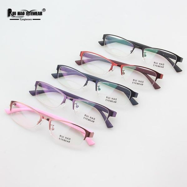 fashion sunglasses frames 5 color eyeglasses frame women stainless steel business glasses tr90 temple optical half rimless spectacles 863, Black
fashion sunglasses frames 5 color eyeglasses frame women stainless steel business glasses tr90 temple optical half rimless spectacles 863, Black