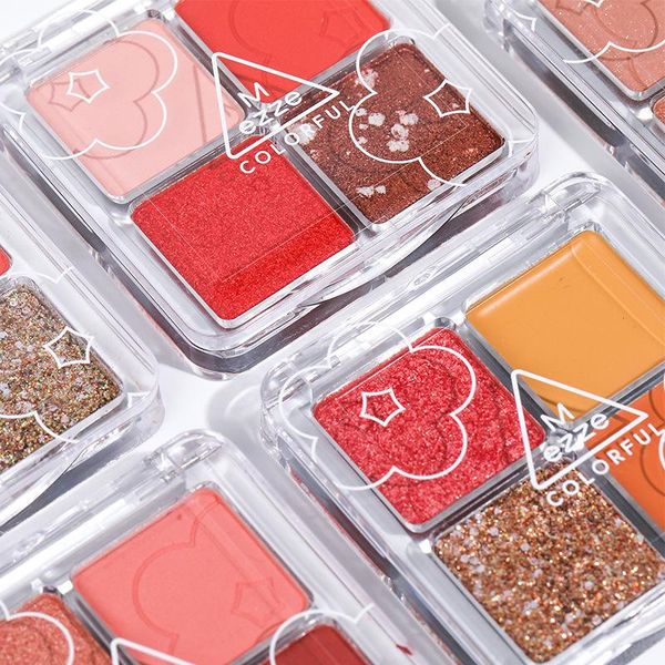eye shadow four-color eyeshadow easy to carry not powder pearlescent earth palette lasting cosmetic tslm1
eye shadow four-color eyeshadow easy to carry not powder pearlescent earth palette lasting cosmetic tslm1