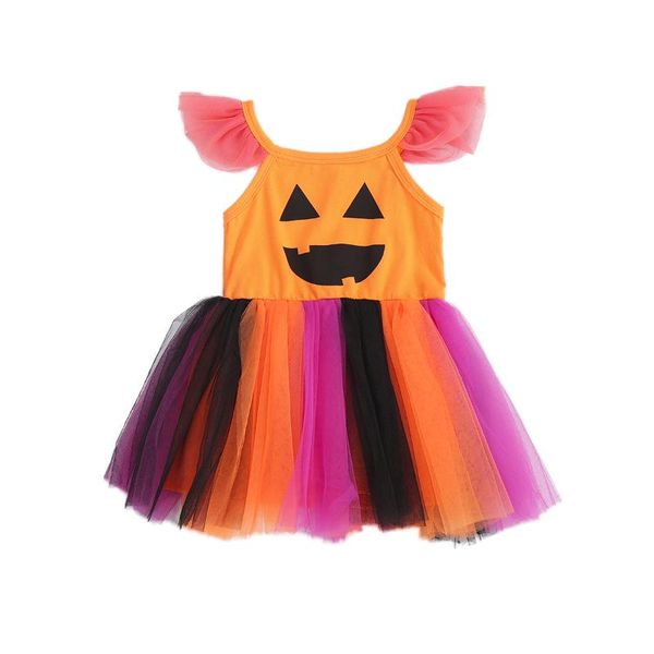 girl's dresses infant baby girls sleeveless voile dress festival halloween pumpkin pattern toddler kids ball gown, Red;yellow
girl's dresses infant baby girls sleeveless voile dress festival halloween pumpkin pattern toddler kids ball gown, Red;yellow
