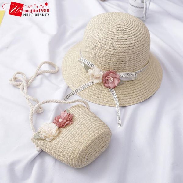wide brim hats enfant summer sun caps kids girls straw hat flower children and bag set pure color casquette visor, Blue;gray
wide brim hats enfant summer sun caps kids girls straw hat flower children and bag set pure color casquette visor, Blue;gray