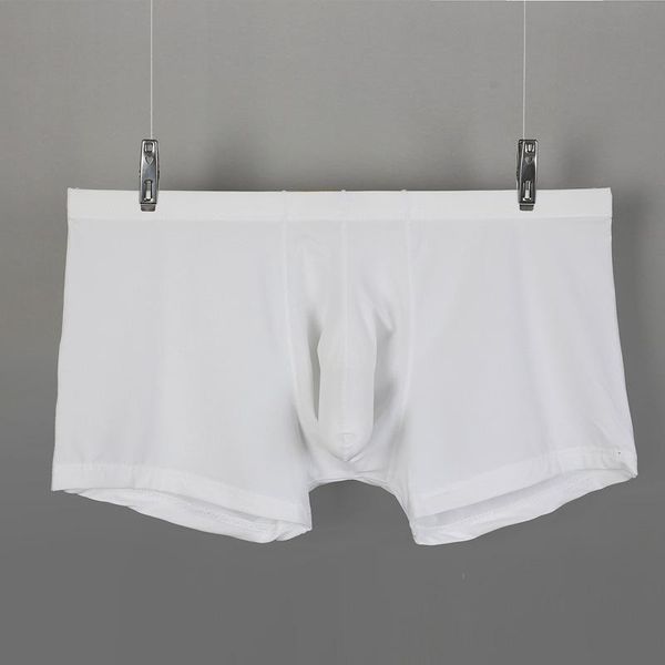 underpants men's transparent ice silk big boxer shorts male bullets separation boxers appeal underwear for men, Black;white
underpants men's transparent ice silk big boxer shorts male bullets separation boxers appeal underwear for men, Black;white