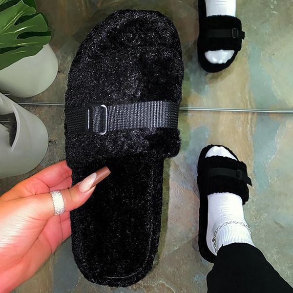 2021 autumn and winter new style outdoor plush slippers Pure color all-match High-quality comfortable warm slippers For Women, Gray
2021 autumn and winter new style outdoor plush slippers Pure color all-match High-quality comfortable warm slippers For Women, Gray