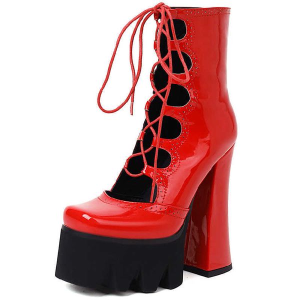 lace-up ankle boots for women shoes platform punk high heels summer shoes woman red black party fetish stripper shoes lady 210429
lace-up ankle boots for women shoes platform punk high heels summer shoes woman red black party fetish stripper shoes lady 210429