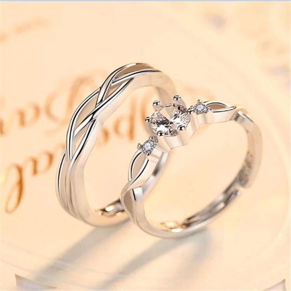 wedding rings exquisite zircon couple got engaged ring four prong set rhinestones romantic man woman suit, Slivery;golden
wedding rings exquisite zircon couple got engaged ring four prong set rhinestones romantic man woman suit, Slivery;golden