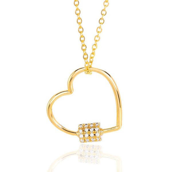 pendant necklaces romantic simple zircon heart-shaped necklace exquisite crystal fashion clavicle chain women's wedding jewelry, Silver
pendant necklaces romantic simple zircon heart-shaped necklace exquisite crystal fashion clavicle chain women's wedding jewelry, Silver