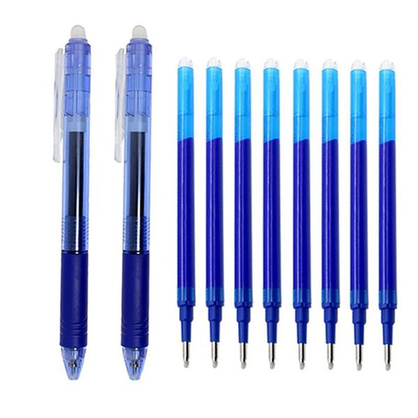 gel pens 0.5mm transparent magic erasable pen press set washable handle refill rod blue/black ink school writing stationery
gel pens 0.5mm transparent magic erasable pen press set washable handle refill rod blue/black ink school writing stationery