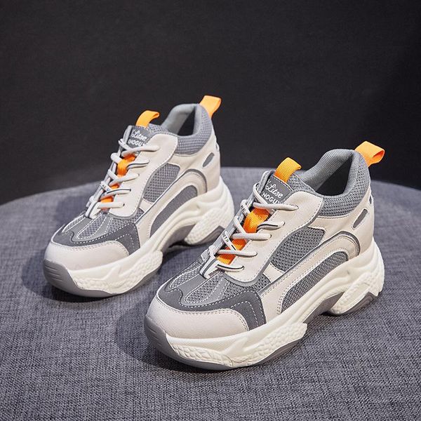 dress shoes 2021 genuine leather casual women platform white mesh stitching design sneakers spring fashion round head, Black
dress shoes 2021 genuine leather casual women platform white mesh stitching design sneakers spring fashion round head, Black