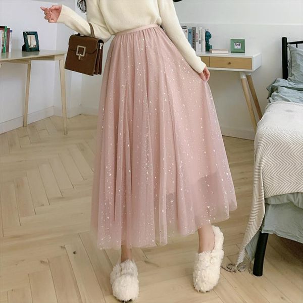 casual stars sequin glitter layered women skirts mesh tulle sweet girl high waist party a line pleated skirt summer fall, Black
casual stars sequin glitter layered women skirts mesh tulle sweet girl high waist party a line pleated skirt summer fall, Black