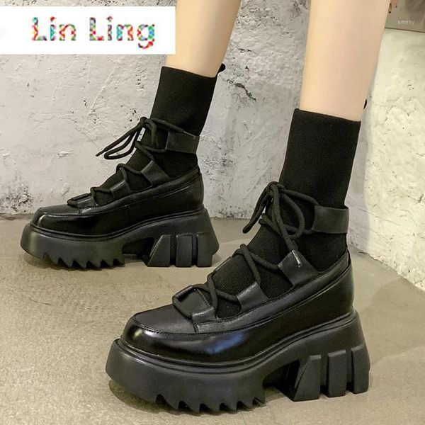 boots rimocy elastic knitting chunky ankle for women black wedges platform sock woman fashion lace up high heels shoes1
boots rimocy elastic knitting chunky ankle for women black wedges platform sock woman fashion lace up high heels shoes1