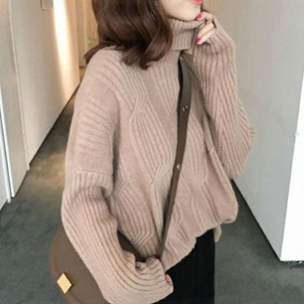 harajuku sweater ladies'nightgown, winter turtleneck, loose sweater, ladies' sweaters. 9c91, White;black
harajuku sweater ladies'nightgown, winter turtleneck, loose sweater, ladies' sweaters. 9c91, White;black
