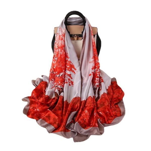 scarves women's luxury spring and summer elegant silk scarf outdoor satin beach long sun protection shawl large headscarf hijab lady, Blue;gray
scarves women's luxury spring and summer elegant silk scarf outdoor satin beach long sun protection shawl large headscarf hijab lady, Blue;gray
