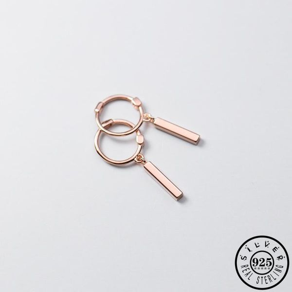 hoop & huggie 925 sterling silver geometric rectangle pendant ear rings rose gold color plated small earrings jewelry for women girls, Golden;silver
hoop & huggie 925 sterling silver geometric rectangle pendant ear rings rose gold color plated small earrings jewelry for women girls, Golden;silver