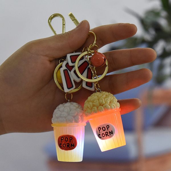 cute and creative popcorn food key chain, cute potato chips with lamp, bag, pendant, activity gifta1, Silver
cute and creative popcorn food key chain, cute potato chips with lamp, bag, pendant, activity gifta1, Silver