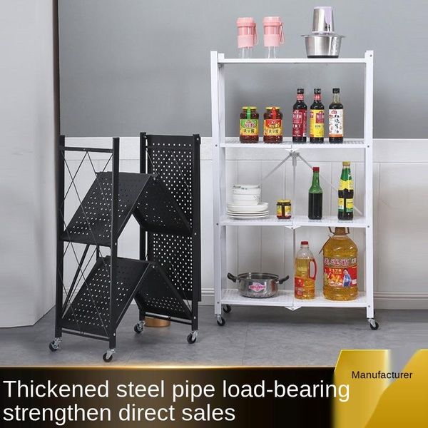 hooks & rails simple kitchen storage rack floor installation-folding multi-scene finishing iron multilayer
hooks & rails simple kitchen storage rack floor installation-folding multi-scene finishing iron multilayer