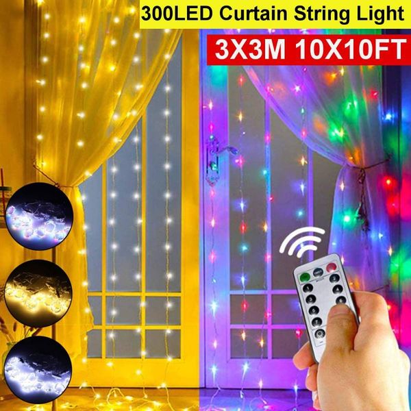 strips 10ft 3m led wedding fairy string light christmas 300 garland for garden party curtain decoration
strips 10ft 3m led wedding fairy string light christmas 300 garland for garden party curtain decoration