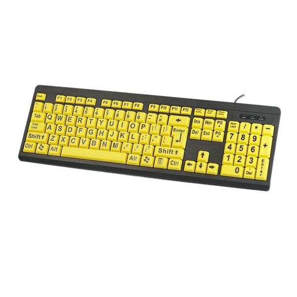 keyboard, usb wired large character portable gaming keyboard for the elderly and children keyboards
keyboard, usb wired large character portable gaming keyboard for the elderly and children keyboards