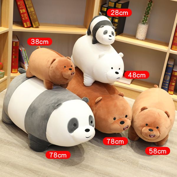 Huge Stand Bare Bear Plush Toys Children Stuffed Animal Cartoon Figure Plush Doll Soft Sleep Pillow Cute Kids Baby Birthday Gift, Lying brown
Huge Stand Bare Bear Plush Toys Children Stuffed Animal Cartoon Figure Plush Doll Soft Sleep Pillow Cute Kids Baby Birthday Gift, Lying brown