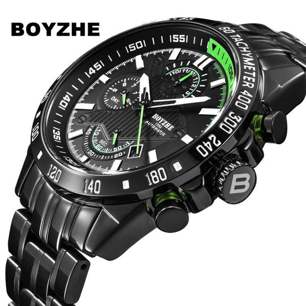 watch men boyzhe mechanical watches multifunction stainless steel waterproof men's automatic wristwatches, Slivery;brown
watch men boyzhe mechanical watches multifunction stainless steel waterproof men's automatic wristwatches, Slivery;brown