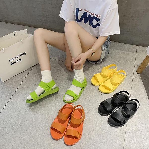 foreign trade flat sandals women's 2021 summer fashion solid color thick bottom anti slip slippers, Black
foreign trade flat sandals women's 2021 summer fashion solid color thick bottom anti slip slippers, Black