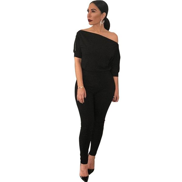 women's jumpsuits & rompers off shoulder women summer jumpsuit strapless nightclub bandage womens short sleeve zipper party overalls, Black;white
women's jumpsuits & rompers off shoulder women summer jumpsuit strapless nightclub bandage womens short sleeve zipper party overalls, Black;white