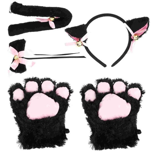 cat costumes 1 set ears headband tail bow tie cosplay costume for lady girl
cat costumes 1 set ears headband tail bow tie cosplay costume for lady girl