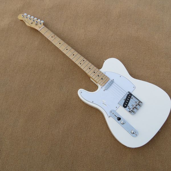 left hand white electric guitar tl, maple neck, basswood body, excellent quality
left hand white electric guitar tl, maple neck, basswood body, excellent quality