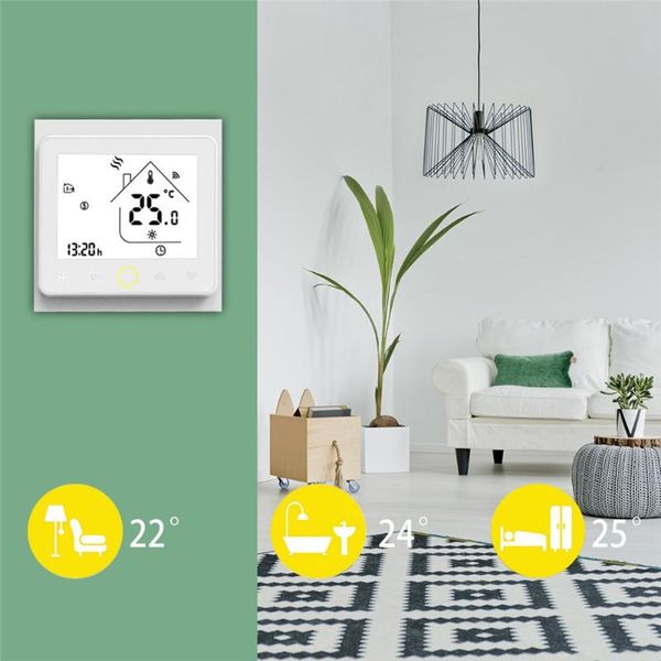 smart home control thermostat temperature controller water/electric wifi floor heating water/gas boiler works for accessories
smart home control thermostat temperature controller water/electric wifi floor heating water/gas boiler works for accessories