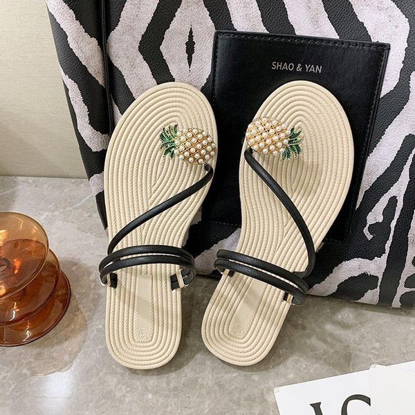 slippers flat shoes woman summer lady outdoor beach clip toe low heel sandals white slides fashion women ppv5, Black
slippers flat shoes woman summer lady outdoor beach clip toe low heel sandals white slides fashion women ppv5, Black