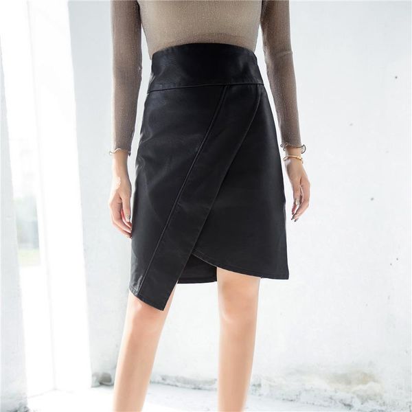 skirts 2021 autumn fashion irregular office lady work midi skirt womens high waist zipper solid pu leather elegant femme jupe, Black
skirts 2021 autumn fashion irregular office lady work midi skirt womens high waist zipper solid pu leather elegant femme jupe, Black
