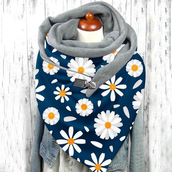 scarves daisy printed winter shawl scarf button soft wrap casual warm shawls all-match double-layer lady 40#, Blue;gray
scarves daisy printed winter shawl scarf button soft wrap casual warm shawls all-match double-layer lady 40#, Blue;gray