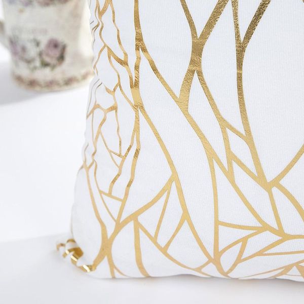 pillow case 45x45cm fashion bronzing throw sofa cushion cover hugging pillowcase