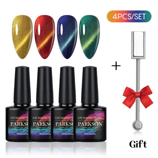 nail gel parkson 4 pcs cat eye set with gift soak off enamel uv agnetic polish shiny glitter design 3d polishes kit, Red;pink
nail gel parkson 4 pcs cat eye set with gift soak off enamel uv agnetic polish shiny glitter design 3d polishes kit, Red;pink