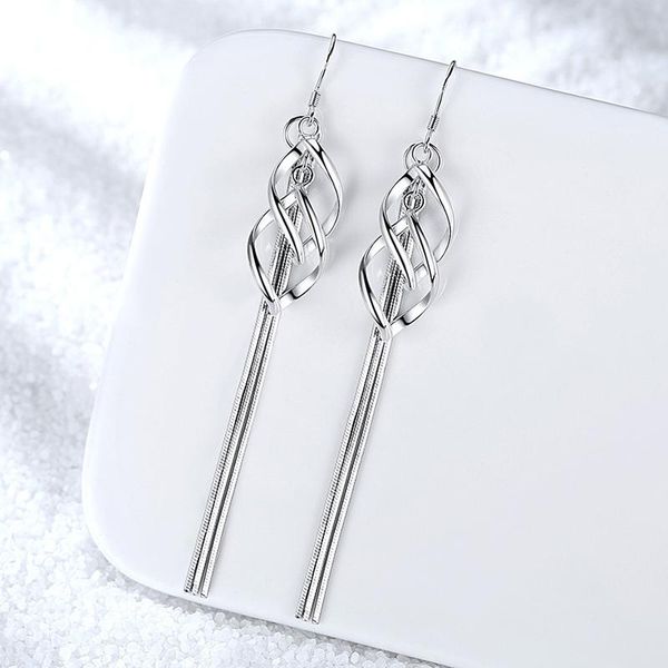dangle & chandelier vintage hyperbolic long drop earrings cute twisted leaf box chain tassel earring female elegant jewelry gifts, Silver
dangle & chandelier vintage hyperbolic long drop earrings cute twisted leaf box chain tassel earring female elegant jewelry gifts, Silver