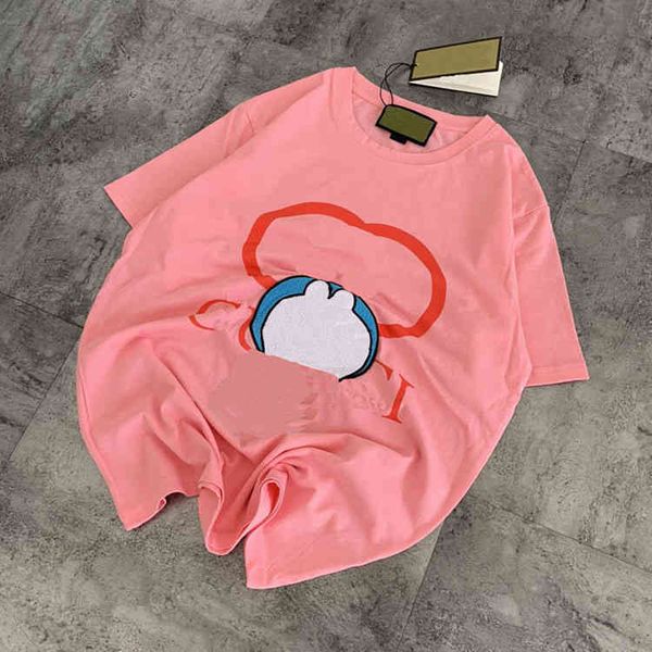 2022 factory wholesale new summer g + heavy industry cloth embroidery cartoon blue cat round neck short sleeve women's sweet loose t-sh, White
2022 factory wholesale new summer g + heavy industry cloth embroidery cartoon blue cat round neck short sleeve women's sweet loose t-sh, White