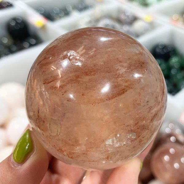 decorative objects & figurines 60-65mm red fire quartz ball healing crystal sphere natural stone ore for home decor
decorative objects & figurines 60-65mm red fire quartz ball healing crystal sphere natural stone ore for home decor
