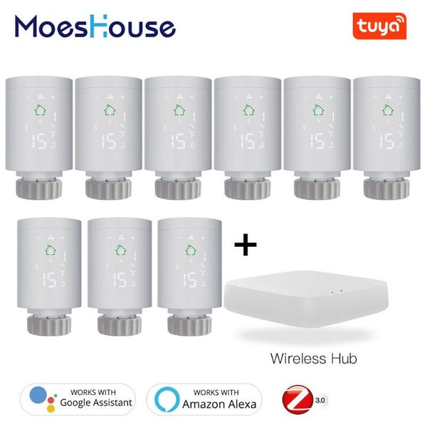 smart home control trv zigbee3.0 radiator actuator programmable thermostatic valve temperature controller voice via alexa 
smart home control trv zigbee3.0 radiator actuator programmable thermostatic valve temperature controller voice via alexa